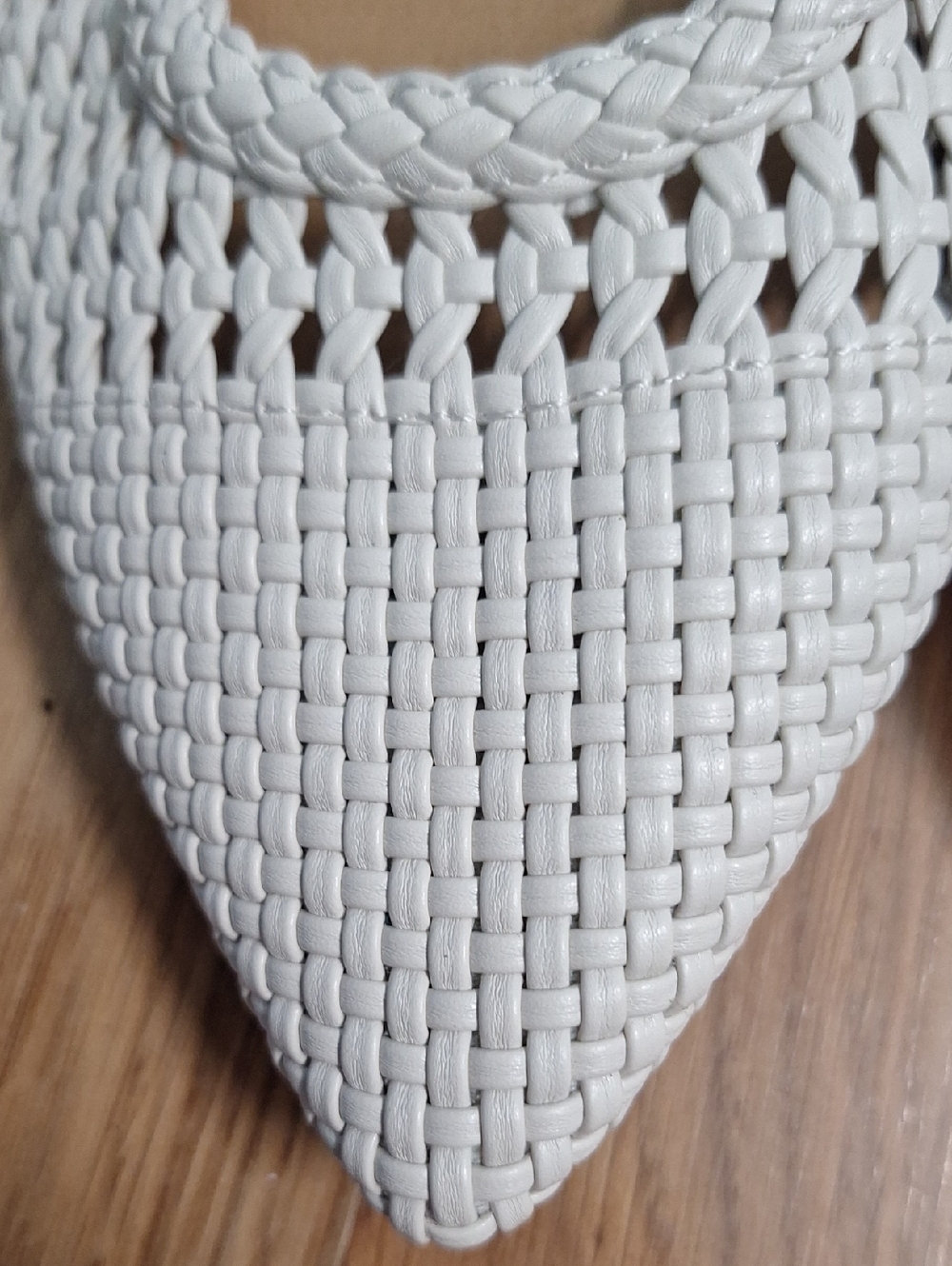 Falls Creek Woven Pointed-Toe Flats in Cream - Picture 11 of 11